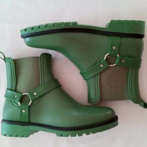 Bernardo Women's  green Zoe Rain Boots size 9